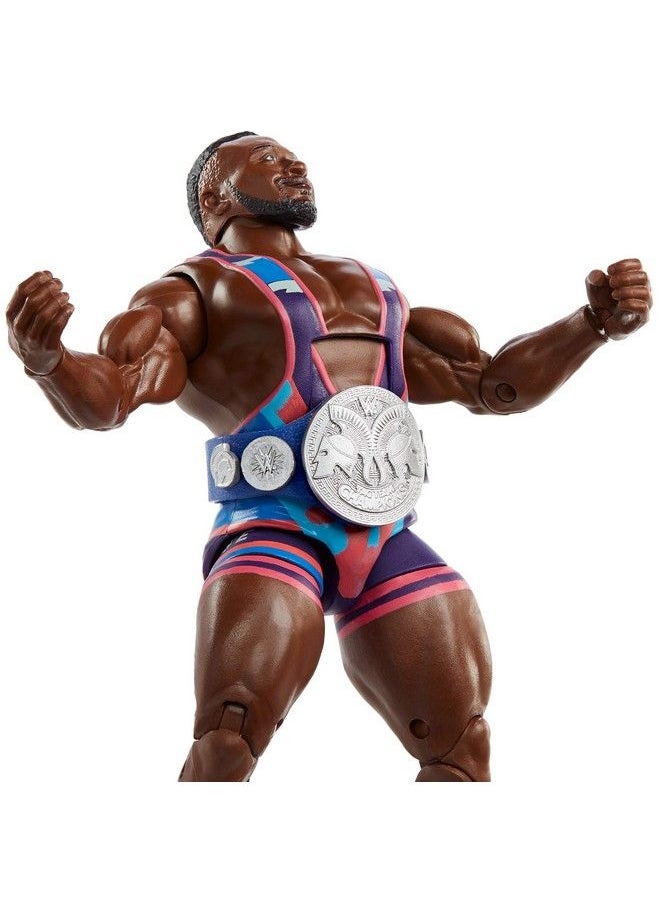 WWE - Big E Elite Series 79 Deluxe Action Figure With Realistic Facial Detailing Iconic Ring Gear & Accessories - Image 1