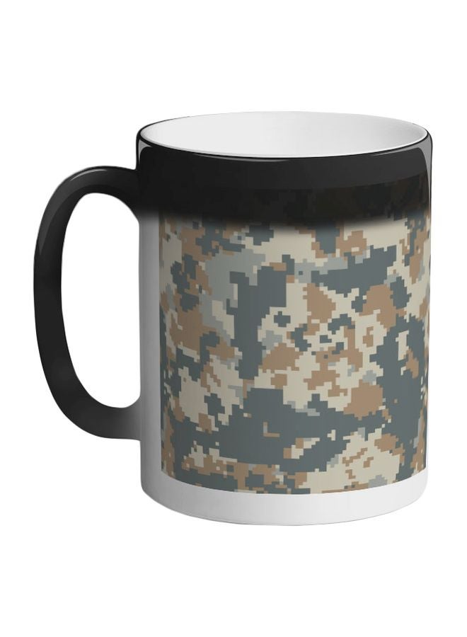 RYN Army Clothing Printed Colour Changing Coffee Mug Black 11ounce