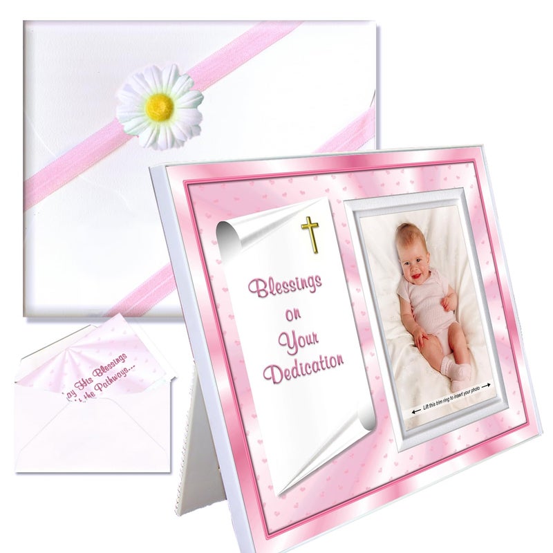 Expressly Yours! Photo Expressions Expressly Yours Photo Expressions Baby Blessing Dedication Picture Frame Gift Blessings on Your Dedication  Girl