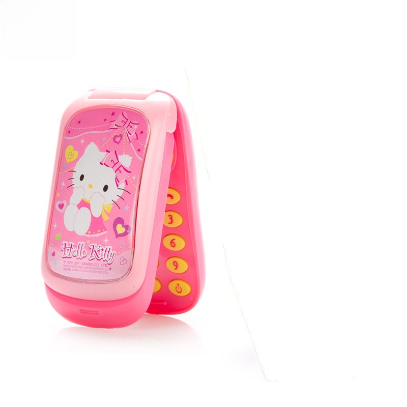 KT Cat Toy Rotating Video Phone Educational Simulation Cell Phone - Interactive Toy for Girls Aged 4-6 - Image 4