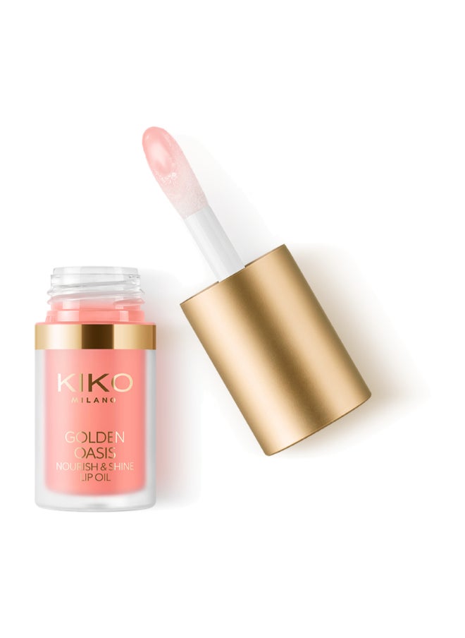 KIKO MILANO - Golden Oasis Nourish And Shine Lip Oil  01 - Image 1