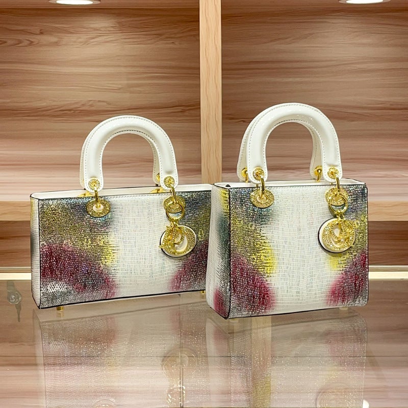 Lizard Style Daofei Bag Genuine Leather Handbag Women'S High-End Sense Niche Shoulder Crossbody Bag - Image 2