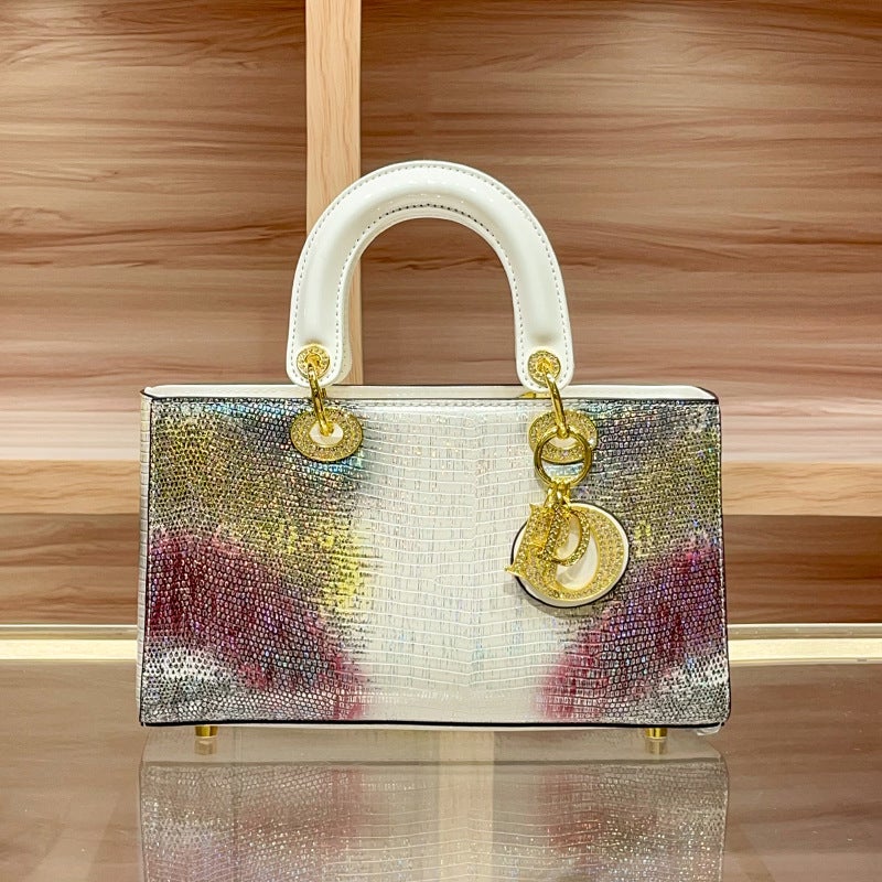 Lizard Style Daofei Bag Genuine Leather Handbag Women'S High-End Sense Niche Shoulder Crossbody Bag - Image 3