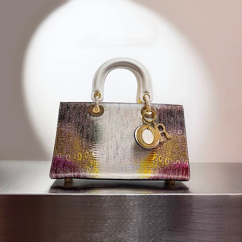 Lizard Style Daofei Bag Genuine Leather Handbag Women'S High-End Sense Niche Shoulder Crossbody Bag - Image 1