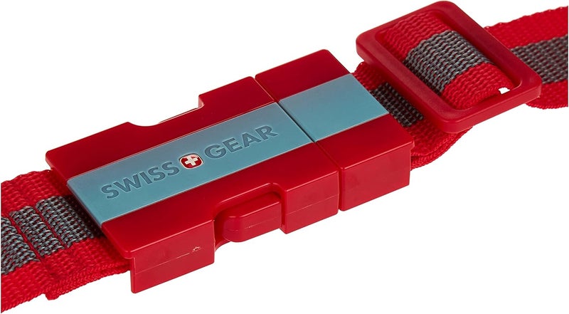 SwissGear Adjustable Luggage Strap with SnapLock Buckle  Fits Bags up to 72Inches One Size Red - Image 3
