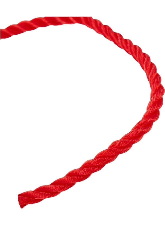 الصقر حبل الصقر البلاستيكي، طوله ٣٥ ياردة، قطره ٨ مم | حبل نايلون عالي القوة للأرصفة، وخطوط الربط البحرية، والتخييم، والتسلق، والإنقاذ، ومتعدد الاستخدامات (أصفر، أزرق، أحمر، برتقالي، وأخضر) - Image 3