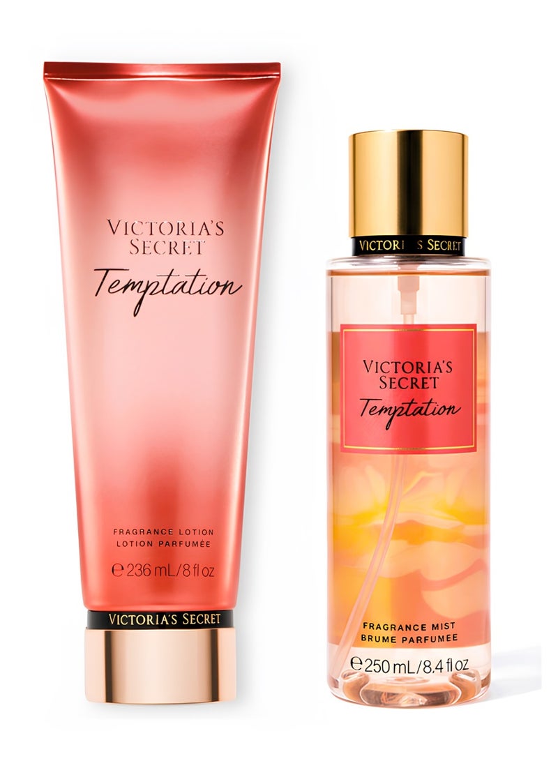 فيكتوريا سيكريت مجموعة بخاخ ولوشن تمبتيشن من فيكتوريا سيكريت