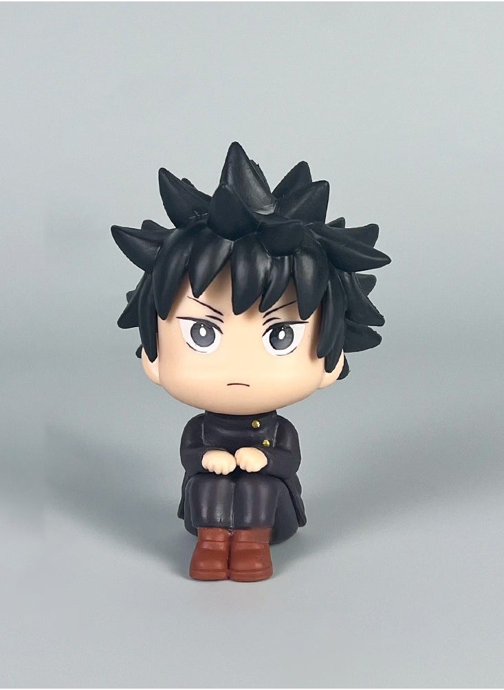 Bluejw - Anime Jujutsu Kaisen Fushiguro Megumi Anime Action Figure 11cm Small Figurines Toys For Collectors Desktop Birthday Holiday Party Favors Supplies Cake Cupcake Toppers Car Micro Landscape - Image 1