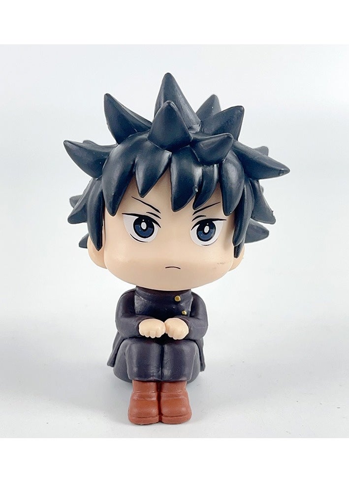 Bluejw - Anime Jujutsu Kaisen Fushiguro Megumi Anime Action Figure 11cm Small Figurines Toys For Collectors Desktop Birthday Holiday Party Favors Supplies Cake Cupcake Toppers Car Micro Landscape - Image 1