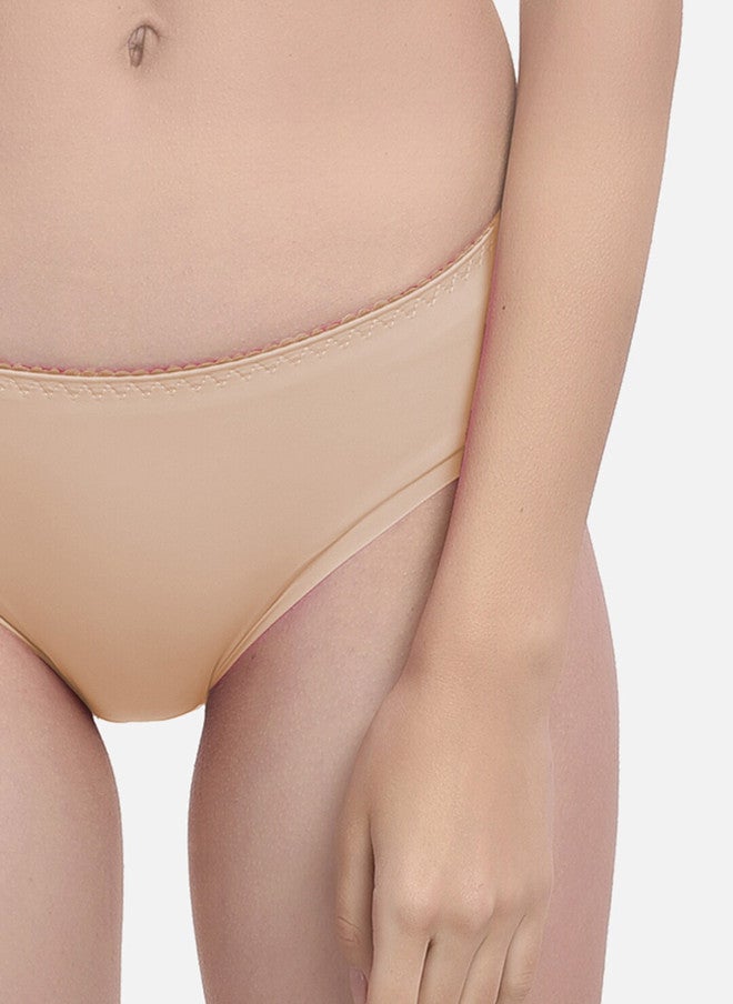 FIMS Women Mid Rise Stretchable Seamless Hipster Briefs - Image 5