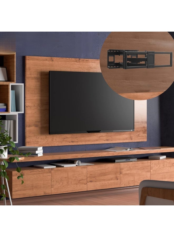 Heavy-Duty TV Wall Mount for 60–120 Inch Flat & Curved LCD/LED Screens, Swivel Arm & Extendable Bracket - Image 3