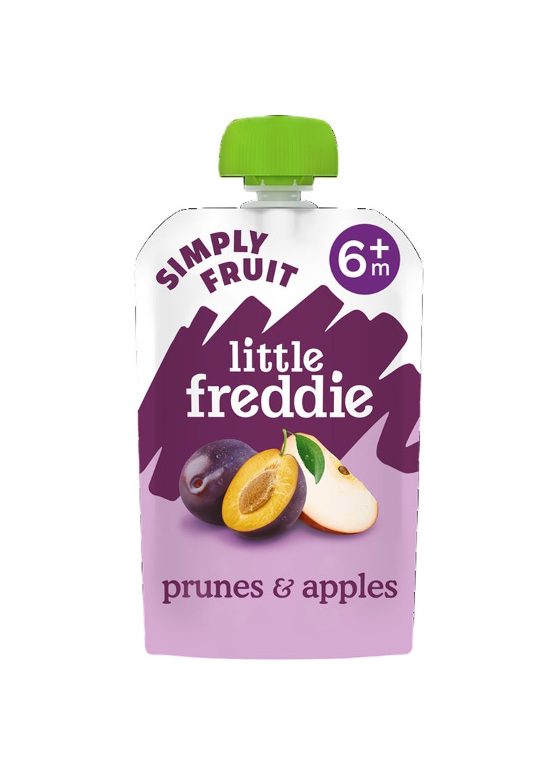 Little Freddie هريس البرقوق والتفاح العضوي المتوازن (6+ أشهر) - Image 1