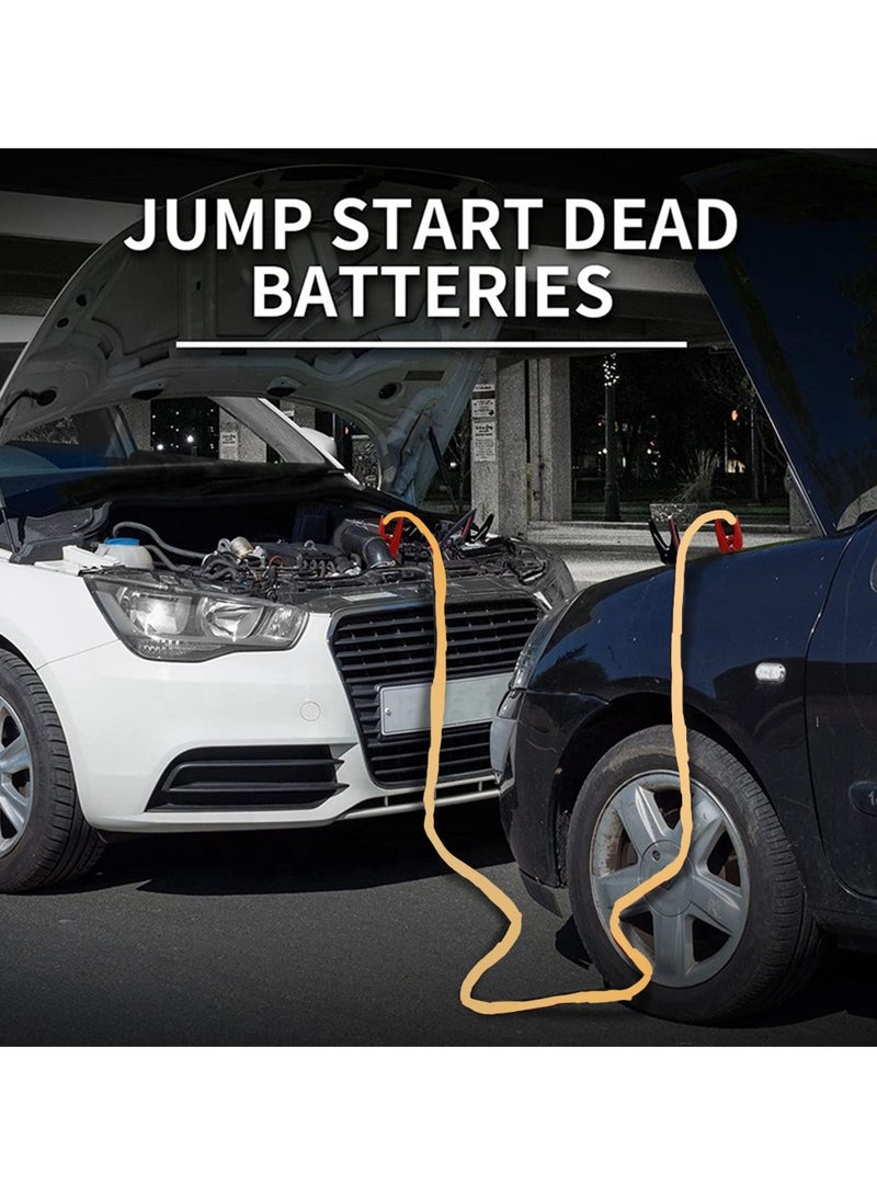 توبيز كابلات توصيل بطارية توبي 800 أمبير وطول 2.5 متر | كابلات توصيل ثقيلة لمساعدي السيارات | كابلات بدء الطوارئ للسيارة والشاحنة مع حقيبة للحمل - Image 5