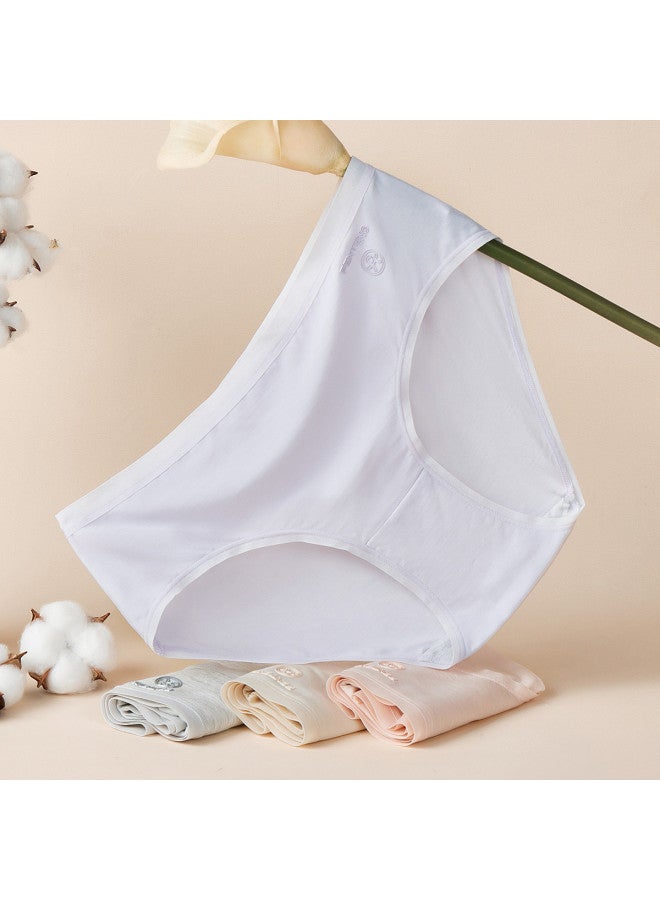 Fenton Modal 10a Antibacterial】4-pack Breathable Women's Mid-rise Stretch Briefs Underwear - Image 5