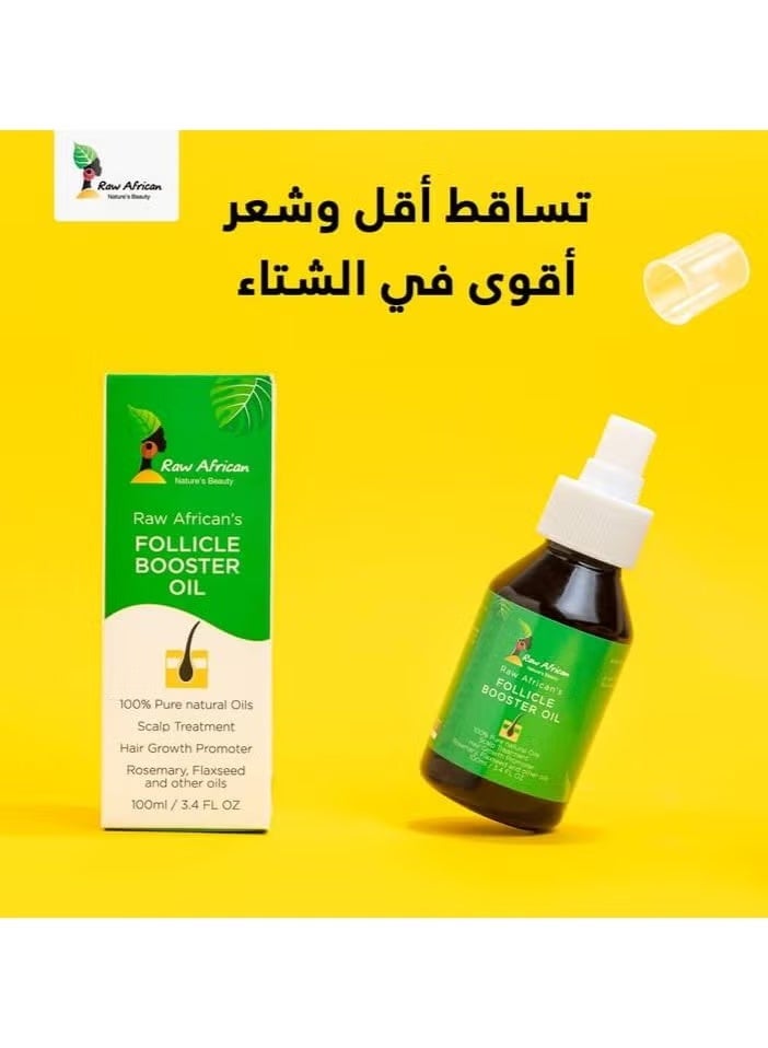 رو أفريكان رو افريقا زيت الشعر  لتعزيز بصيلات الشعر 100 مل - Image 3