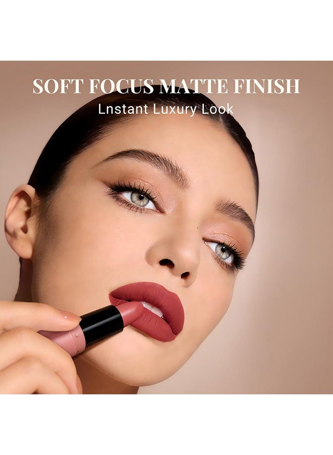 YOUNG VISION Lipstick - Full-Pigment Long-Wearing Lip Color with Smooth Comfortable Finish for Soft Velvet-Looking Lips,#06 - Image 3