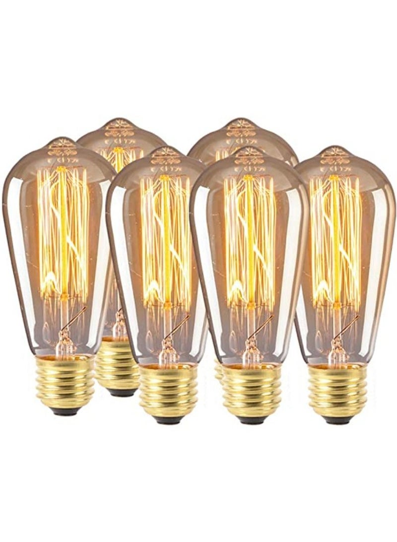 QUESERA LED Bulb Squirrel Cage Filament Lights Home Decoration - Image 1