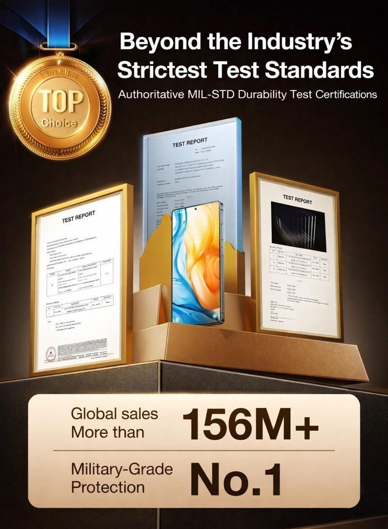 Neyecam 2-Pack Neyecam Full Coverage HD Clear Screen Protector for Samsung Galaxy S24 Ultra 6.8-Inch, Tempered Glass Film with Easy Installation Tool, Fingerprint ID Compatible,Case Friendly - Image 2