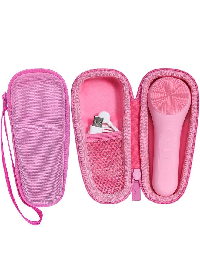 Co2Crea Hard Carrying Case Compatible With Någracoola Clie Sonic Facial Cleansing Brush (Pink) - Image 1