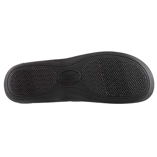 Isotoner Men's Classic Microterry Slippers - Cooling Gel-Infused Memory Foam, Indoor/Outdoor Soles, Machine Washable, Microterry Ash, 11-12 - Image 3