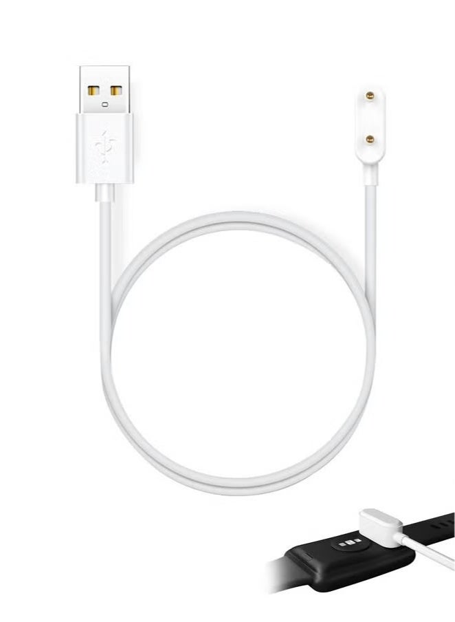 Charger Compatible with Huawei Watch Fit Honor Band 6, Smart Watch Replacement USB Charger Charging Cable 100cm, Magnetic Attraction Charger (White)  - Image 1