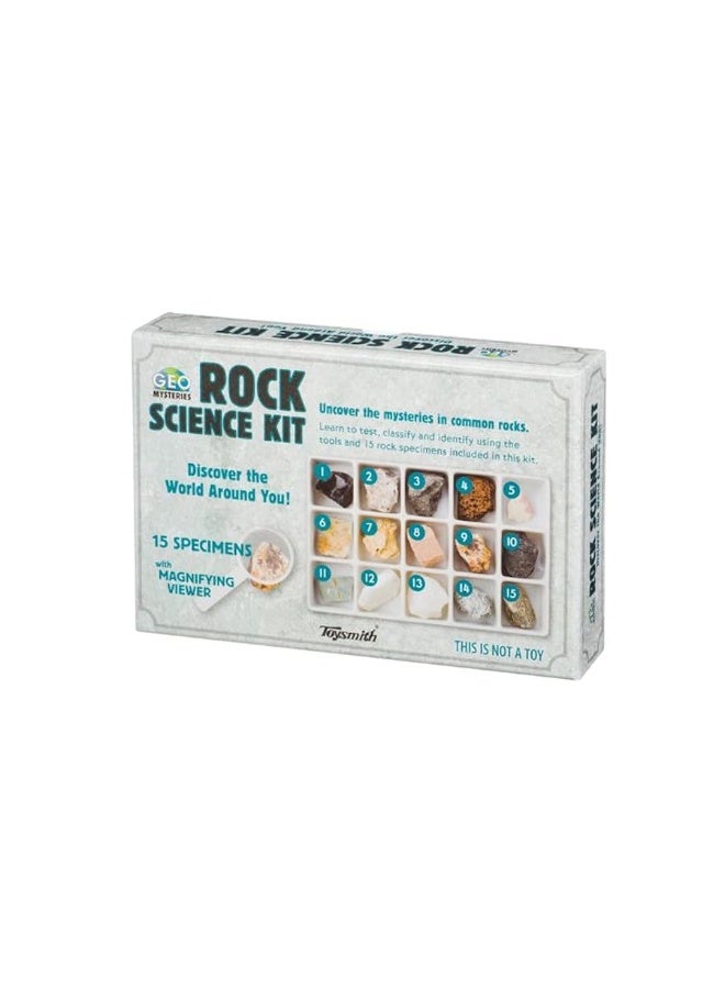 Toysmith STEM Toy Rock Science Kit Geology Mineral Specimen For Kid Geologists - Image 4