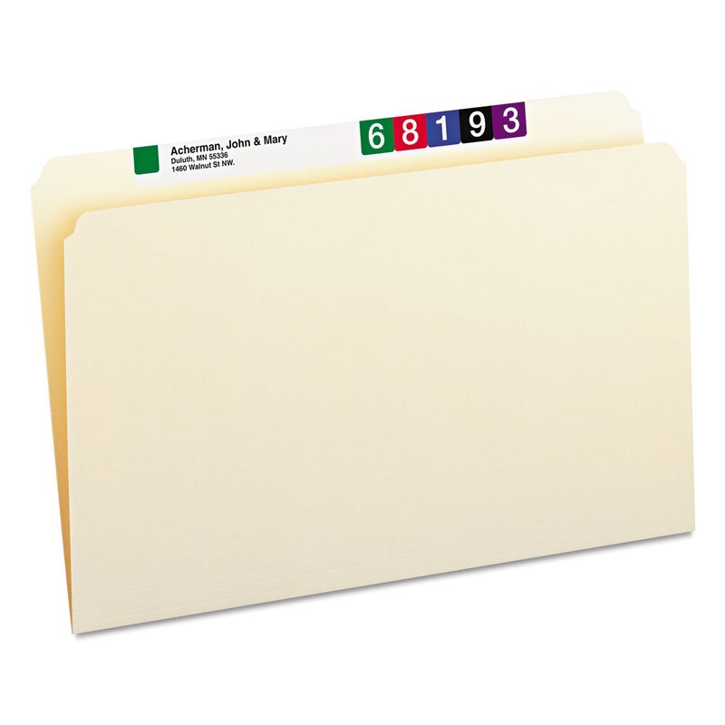 Smead File Folder, Straight-Cut Tab (Not Undercut), Legal Size, Manila, 100 per Box (15300) - Image 2