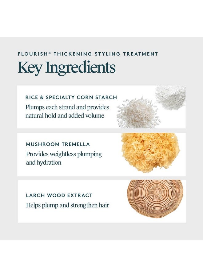 فيرتشو علاج VIRTUE Flourish لتكثيف الشعر وتصفيفه للشعر الخفيف أو الناعم، يزيد من كثافة الشعر الخفيف، 4 أونصة سائلة - Image 3