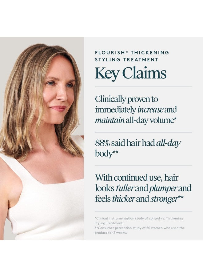 فيرتشو علاج VIRTUE Flourish لتكثيف الشعر وتصفيفه للشعر الخفيف أو الناعم، يزيد من كثافة الشعر الخفيف، 4 أونصة سائلة - Image 5