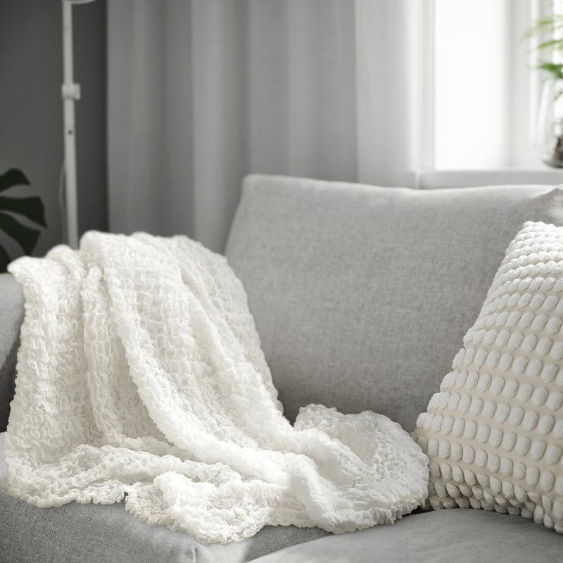 Ofelia Throw, White, 130x170 cm - Image 2