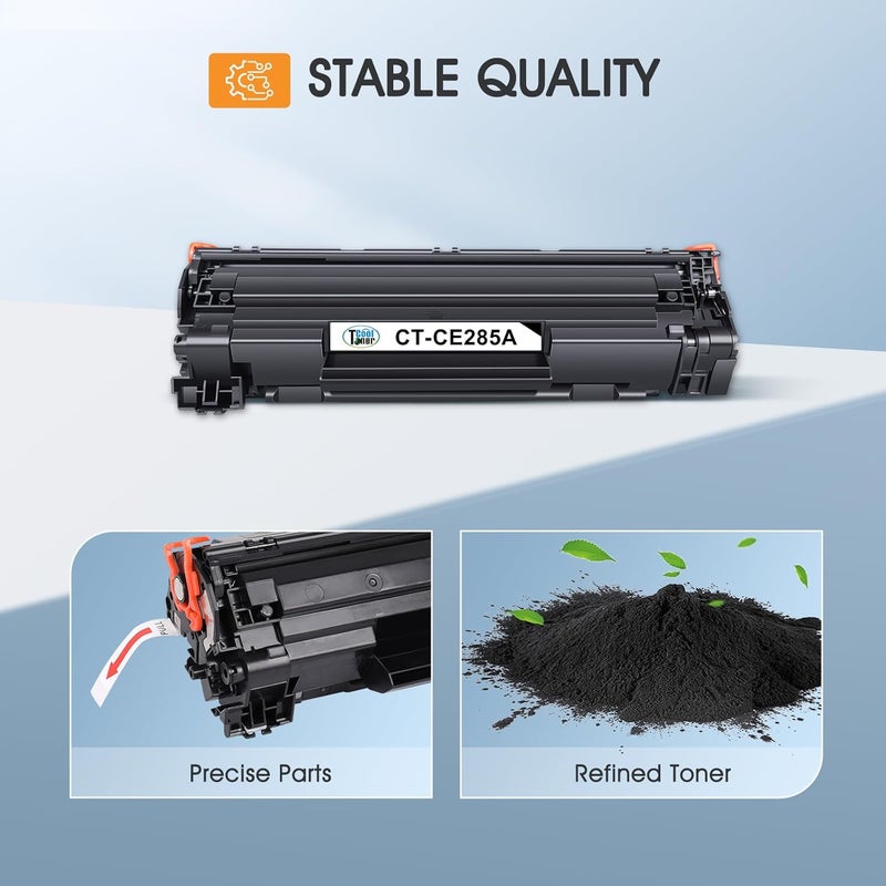 كول تونر خرطوشة حبر سوداء 85A CE285A P1102W M1212NF MFP بديلة متوافقة مع HP 85A CE285A CE285 Laserjet P1102W M1212nf MFP 1102W P1100 P1102 P1102whp M1132 M1210 M1130 M1217nfw عبوة 2 - Image 5