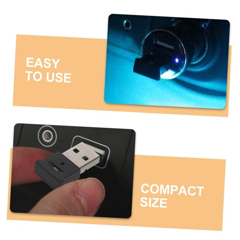 2pcs Mini USB LED Night Lamp Compact Car Interior Lights Soft Ambient Lighting - Image 5