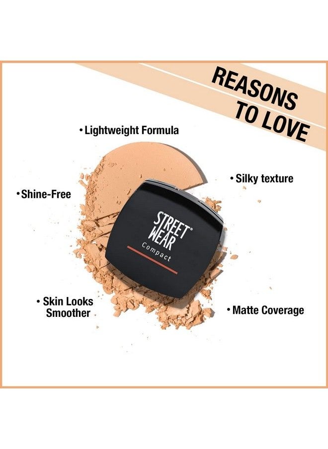 Street Wear - Compact Light (Light) 7Gms Creaseproof Lightweight Moisturizing Shinefree Matte Coverage Buildable Formulation Enriched With Vitamin E - Image 1