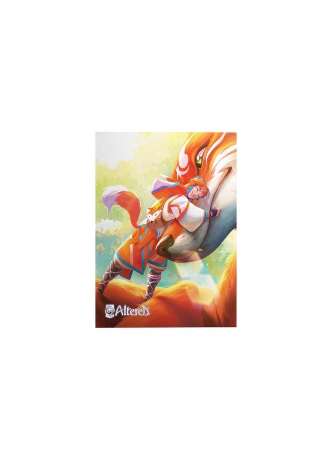 Gamegenic Altered Teija Art Sleeves (50-Pack) - Officially Licensed Standard-Sized TCG Card Protectors, Vibrant Full-Color Faction Designs, Durable with Great Shuffle Feel, Made by Gamegenic - Image 1