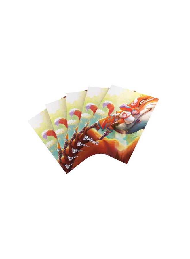 Gamegenic Altered Teija Art Sleeves (50-Pack) - Officially Licensed Standard-Sized TCG Card Protectors, Vibrant Full-Color Faction Designs, Durable with Great Shuffle Feel, Made by Gamegenic - Image 4