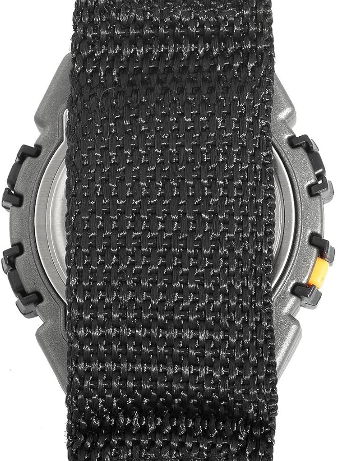 Armitron Sport Men 406623 Chronograph Round Gray And Black Nylon Strap Digital Watch - Image 4