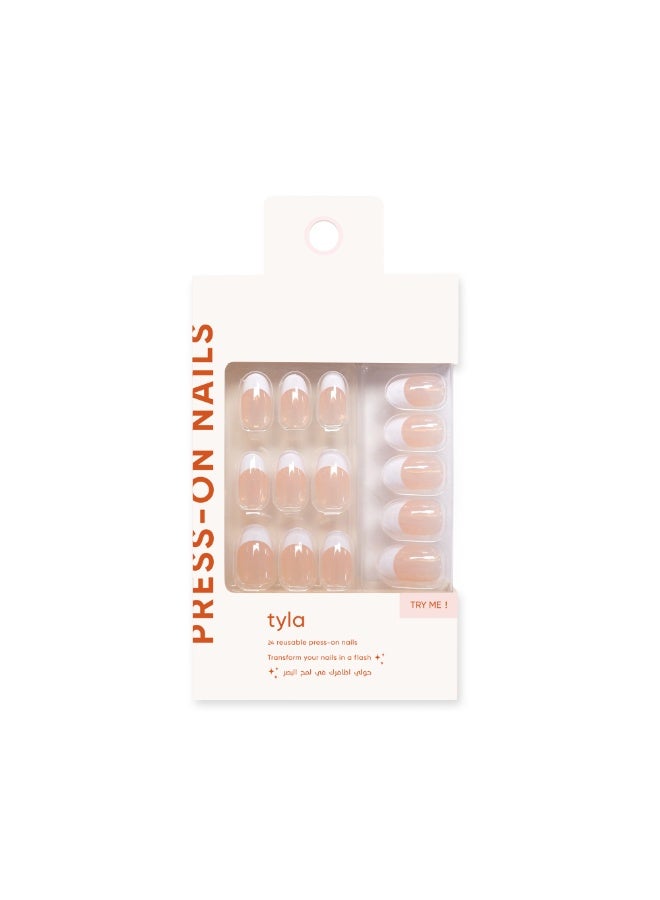 tyla Press On Nails Oval Astro # 01 - Image 1