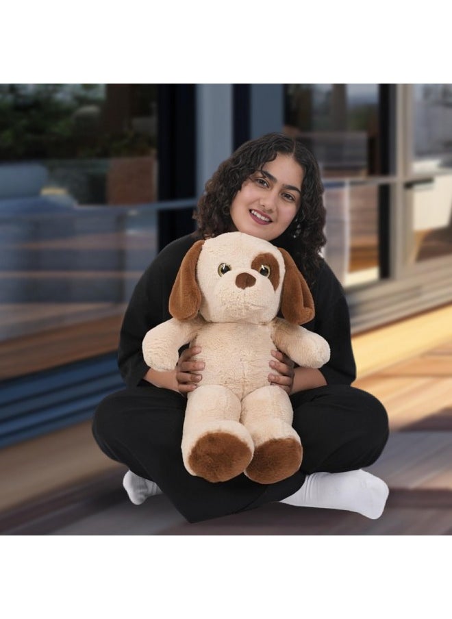 Besties BESTIES Soft Toys Lovers. Dog Soft Toy - Height 3 feet, Birthday Gift for Girls/Boys Plush & Stuffed Toys (3 Feet, Long Dog Brown)  - Image 1
