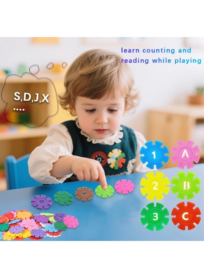 ACYYH 500 pcs Interlocking Building Blocks Set, Educational Construction Toy, Tiles Building Blocks for Kids,Multi Colour,Children's toys - Image 5