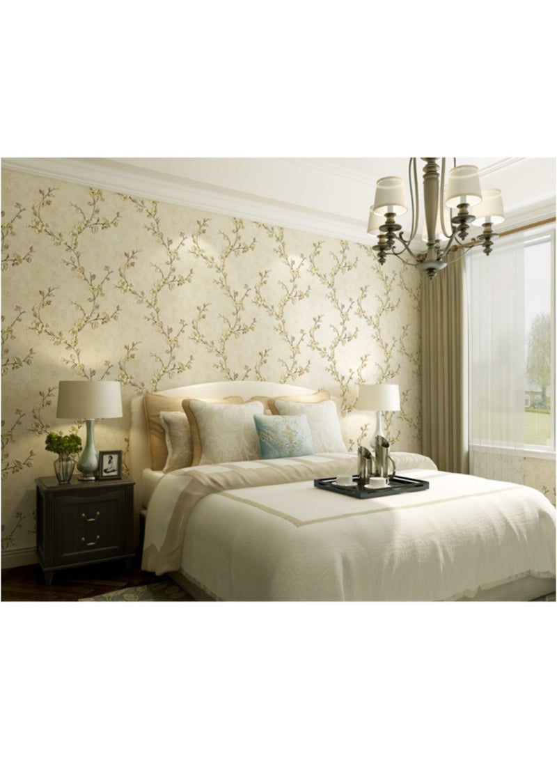 Anna 0.53*2m 3D Anti-Dirty Bedroom Wall Mural Sticker - Decorative Background Art - Image 3