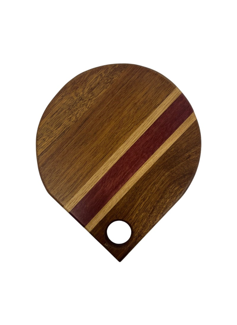 Slab House - Rain Drop - Brown Serving Board - Image 1