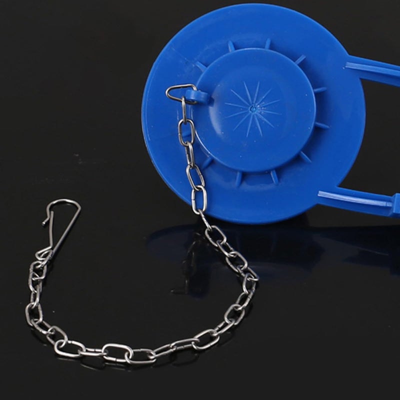 Garneck 6pcs 304 Stainless Steel Toilet Tank Flapper Chains Replacement Universal Toilet Flush Chain Kit with Seal Stopper Compatible - Image 5