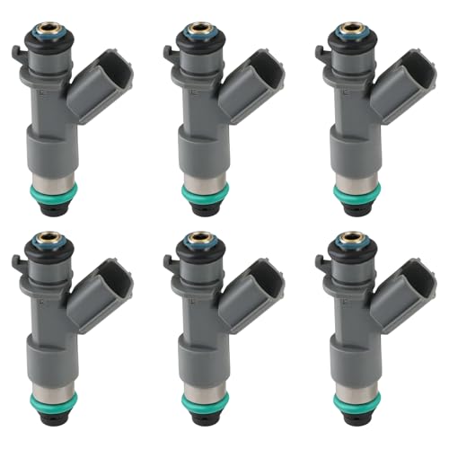 JDMON 6pcs Fuel Injectors Compatible with 30L 35L 37L V6 20072020 Replacement for FJ982 1591046 16450R070A01 16450R70A01 - Image 1