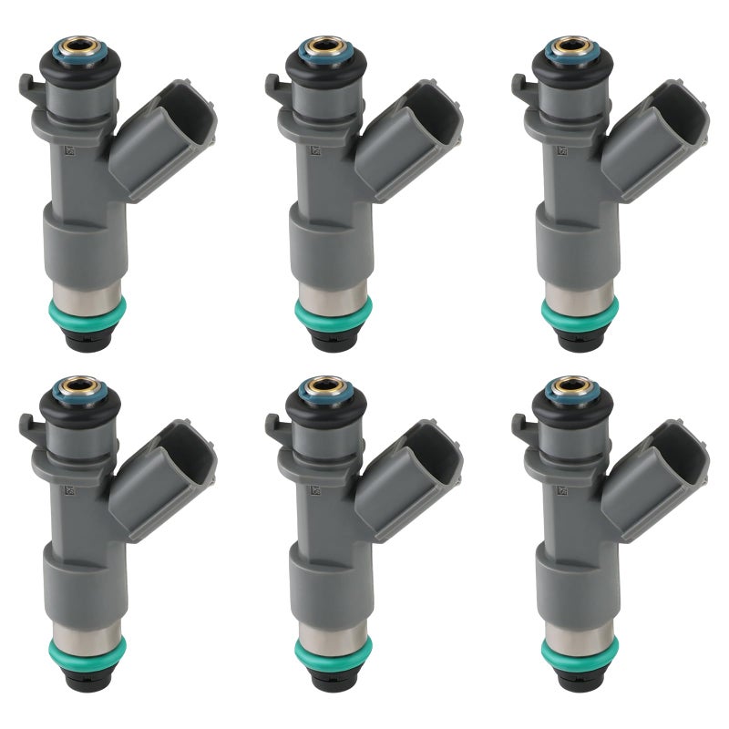 JDMON 6pcs Fuel Injectors Compatible with 30L 35L 37L V6 20072020 Replacement for FJ982 1591046 16450R070A01 16450R70A01 - Image 2