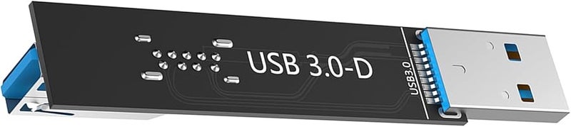 USB 3.0 Male to Female Extension Adapter Desktop PC Expansion Module Enhances Connection - Image 1