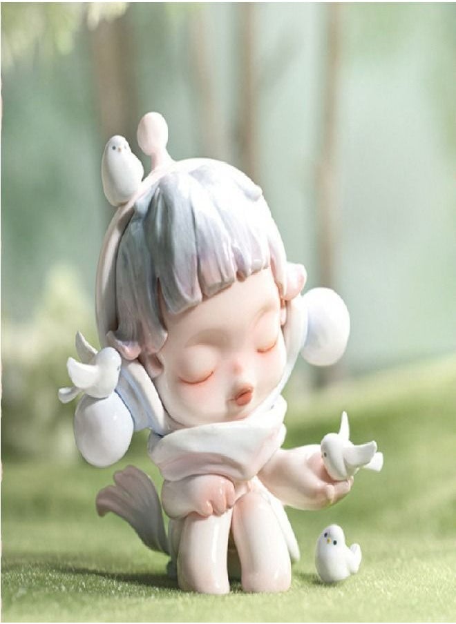 null - MART SKULLPANDA Warmth Series Action Figure Toy Chirping - Image 1