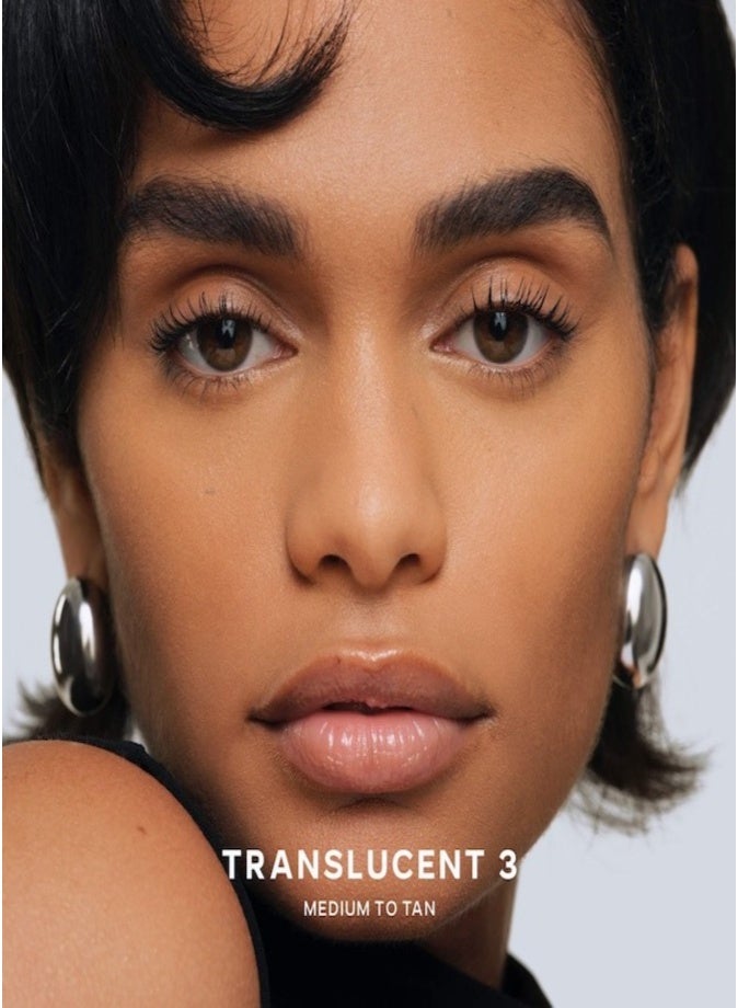 Saie Slip Tint™ Undetectable Baked Setting Powder , Translucent 3 - medium to tan 7g – Lightweight, Blurring, Shine-Control Finishing Powder - Image 3