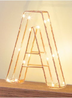 Salla Golden Letter A Glowing with LED Lights 25cm  - Image 3