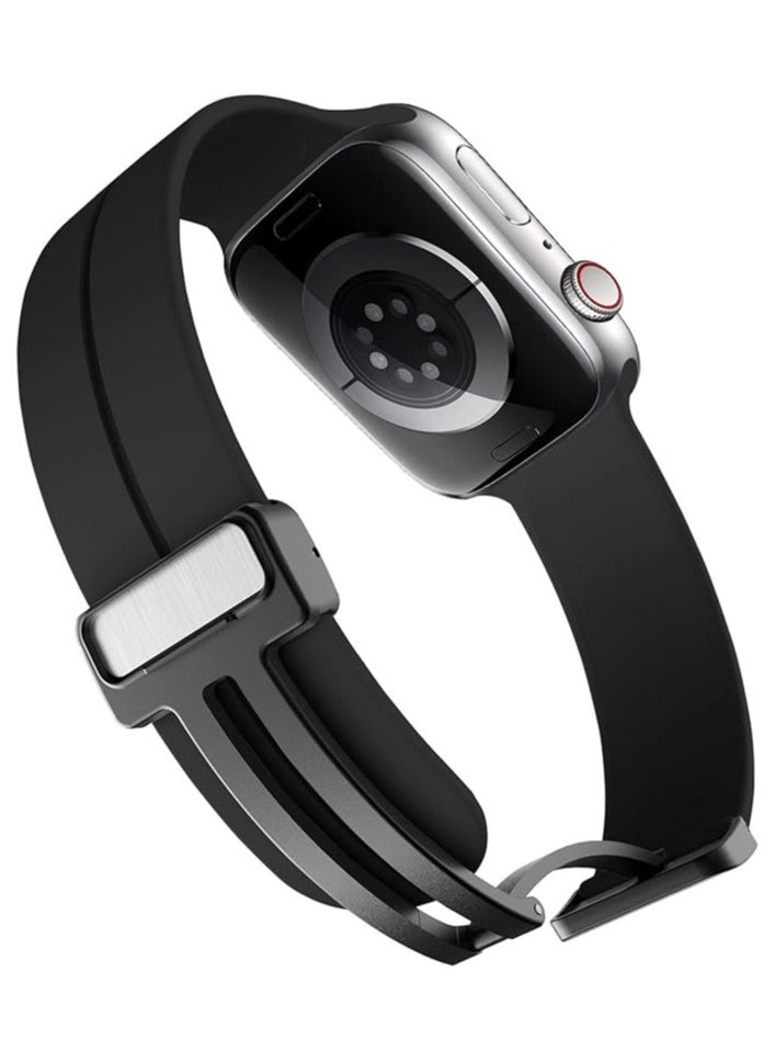 keloray - Magnetic for Apple Watch Band 41mm 40mm 38mm  Women men,Silicone Sport Strap Replacement WristBands for Apple Watch Series 9/ultra 2/8/ultra/7/SE/SE 2nd/6/5/4/3/2/1,iWatch Bands（Just for 41/40/38mm） - Image 1