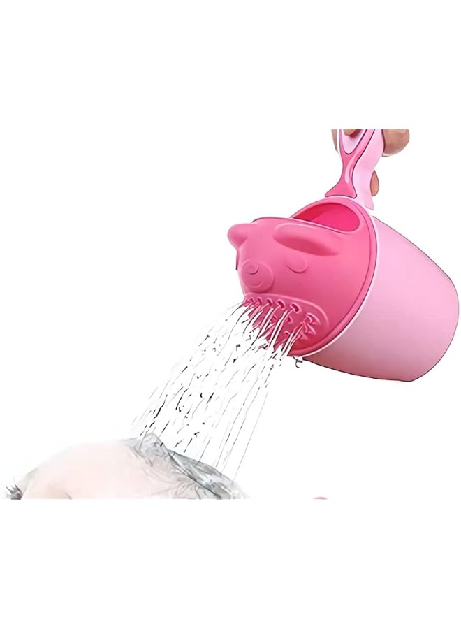 KASTWAVE Baby Dipper Bath Rinse Cup Cartoon Bear Shampoo Rinser Shower Sprinkler Spoon Bathroom Accessories For Baby Tub Wash Cups Shampoo Rinser With Handle - Image 4